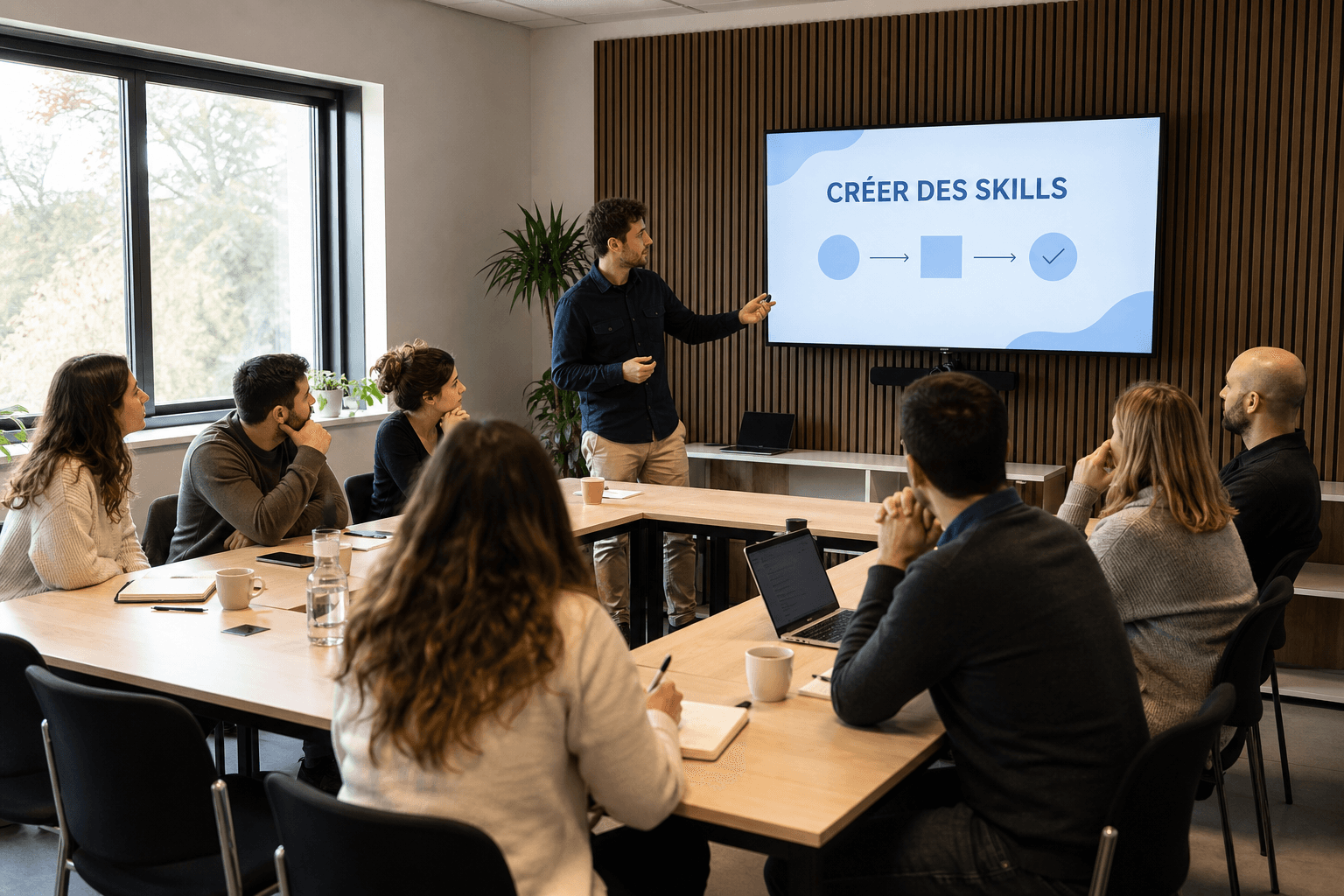 Illustration du service Conduite du changement IA